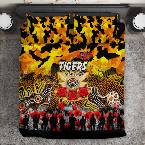 Tigers ANZAC Day Bedding Set Australian Army - Lest We Forget