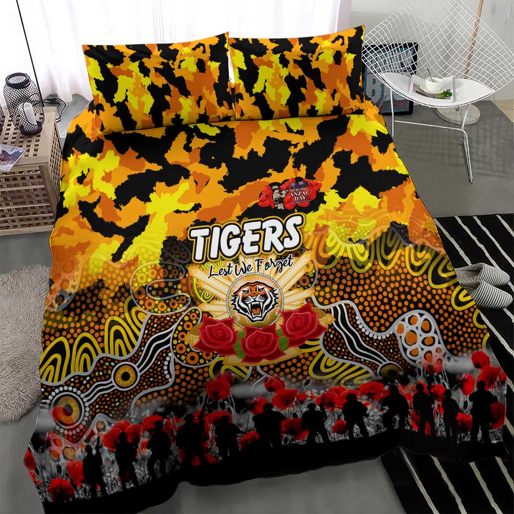 Tigers ANZAC Day Bedding Set Australian Army - Lest We Forget