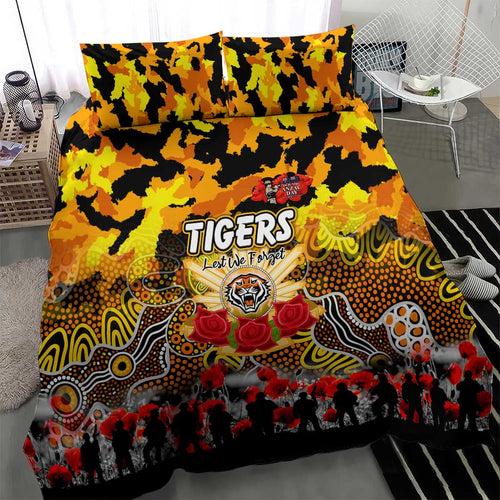 Tigers ANZAC Day Bedding Set Australian Army - Lest We Forget