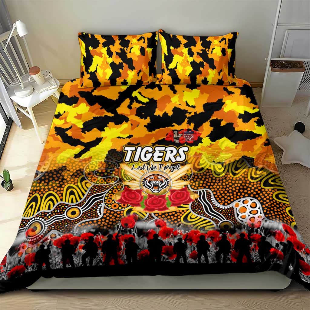 Tigers ANZAC Day Bedding Set Australian Army - Lest We Forget