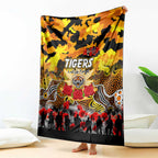 Tigers ANZAC Day Blanket Australian Army - Lest We Forget