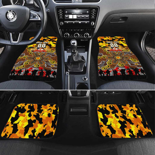 Tigers ANZAC Day Car Mats Australian Army - Lest We Forget