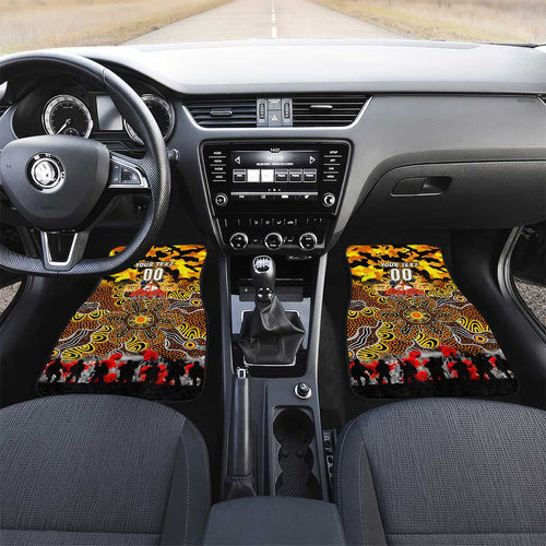 Tigers ANZAC Day Car Mats Australian Army - Lest We Forget