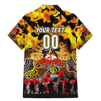 Personalized Tigers ANZAC Day Family Matching Mermaid Dress and Hawaiian Shirt Australian Army - Lest We Forget