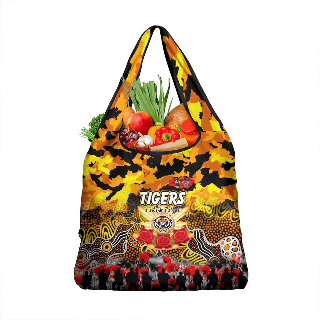 Tigers ANZAC Day Grocery Bag Australian Army - Lest We Forget