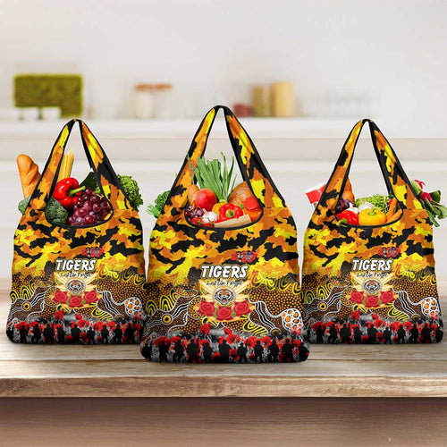 Tigers ANZAC Day Grocery Bag Australian Army - Lest We Forget