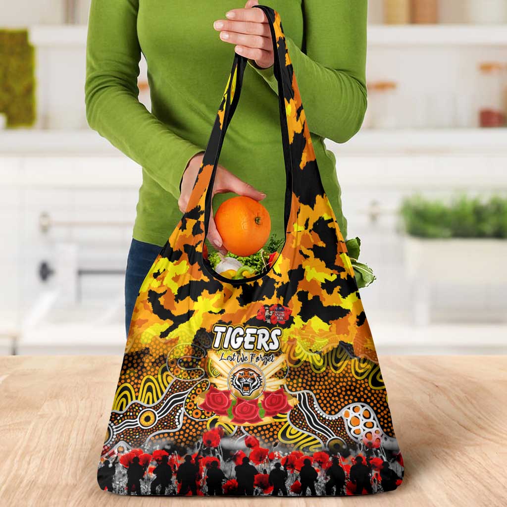 Tigers ANZAC Day Grocery Bag Australian Army - Lest We Forget