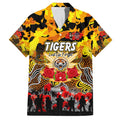 Personalized Tigers ANZAC Day Hawaiian Shirt Australian Army - Lest We Forget