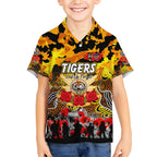 Personalized Tigers ANZAC Day Hawaiian Shirt Australian Army - Lest We Forget