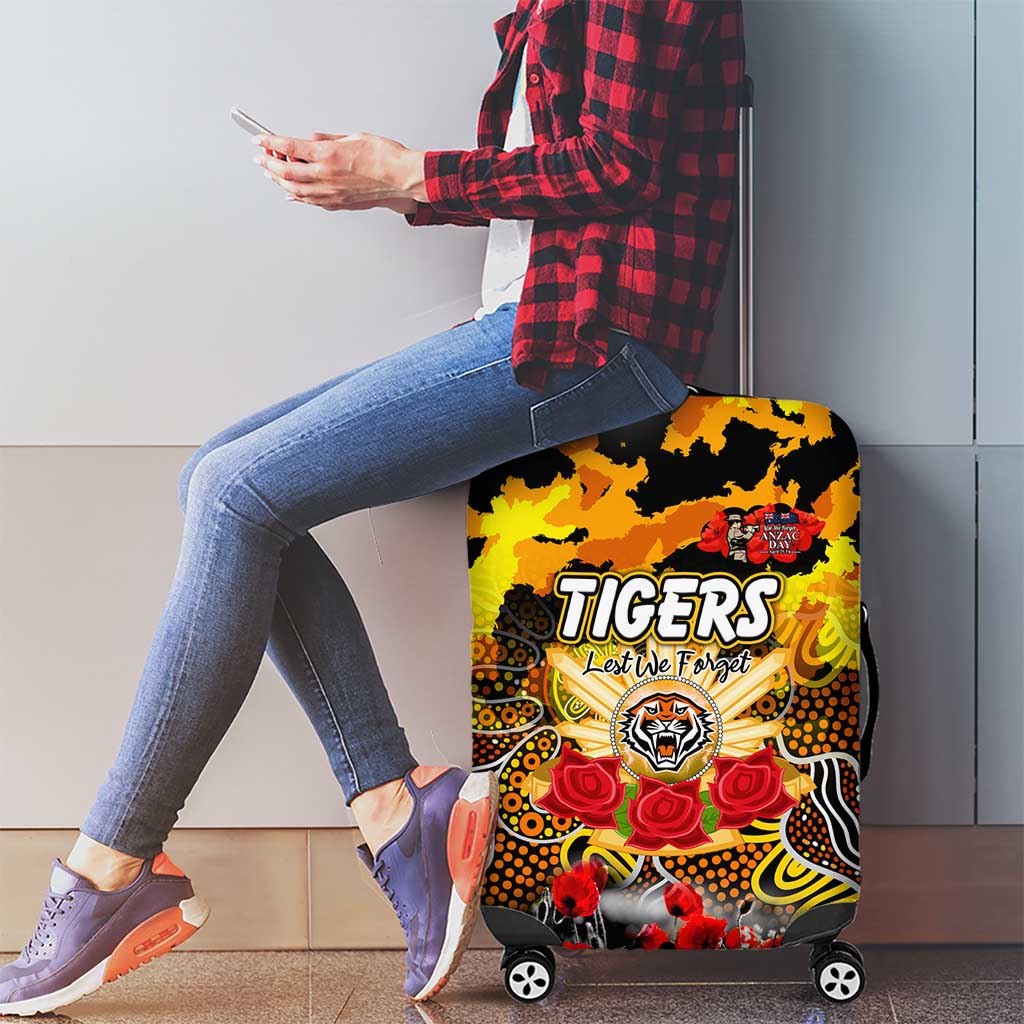 Tigers ANZAC Day Luggage Cover Australian Army - Lest We Forget