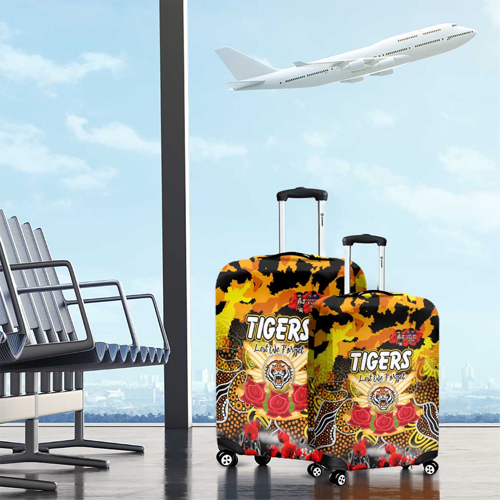 Tigers ANZAC Day Luggage Cover Australian Army - Lest We Forget