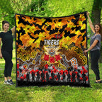 Tigers ANZAC Day Quilt Australian Army - Lest We Forget