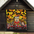 Tigers ANZAC Day Quilt Australian Army - Lest We Forget