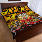 Tigers ANZAC Day Quilt Bed Set Australian Army - Lest We Forget