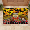 Tigers ANZAC Day Rubber Doormat Australian Army - Lest We Forget
