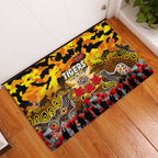 Tigers ANZAC Day Rubber Doormat Australian Army - Lest We Forget