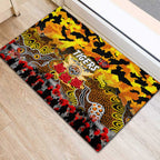 Tigers ANZAC Day Rubber Doormat Australian Army - Lest We Forget