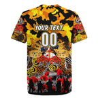 Personalized Tigers ANZAC Day Rugby Jersey Australian Army - Lest We Forget