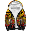 Personalized Tigers ANZAC Day Sherpa Hoodie Australian Army - Lest We Forget