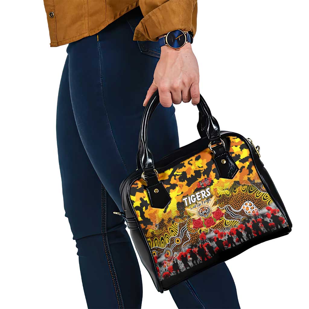 Tigers ANZAC Day Shoulder Handbag Australian Army - Lest We Forget