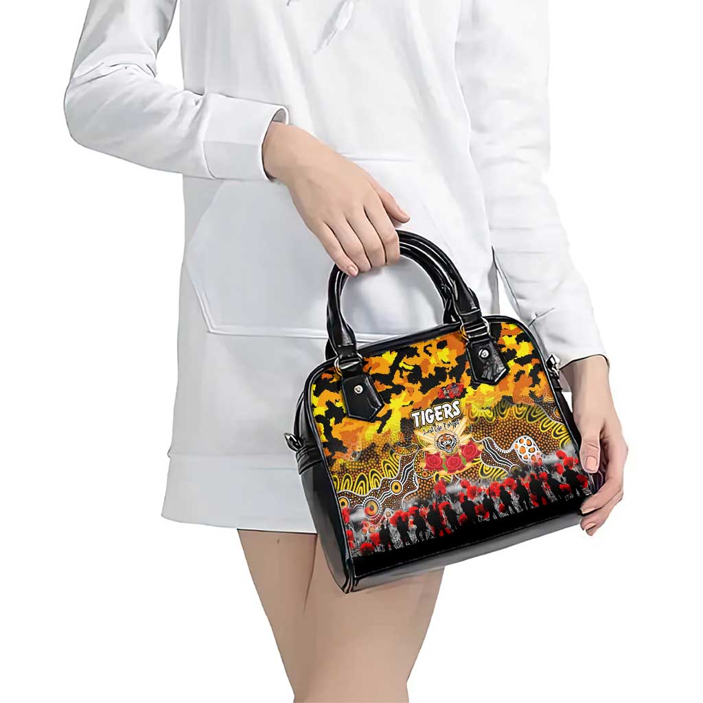Tigers ANZAC Day Shoulder Handbag Australian Army - Lest We Forget