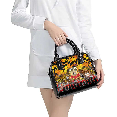 Tigers ANZAC Day Shoulder Handbag Australian Army - Lest We Forget