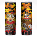 Personalized Tigers ANZAC Day Skinny Tumbler Australian Army - Lest We Forget