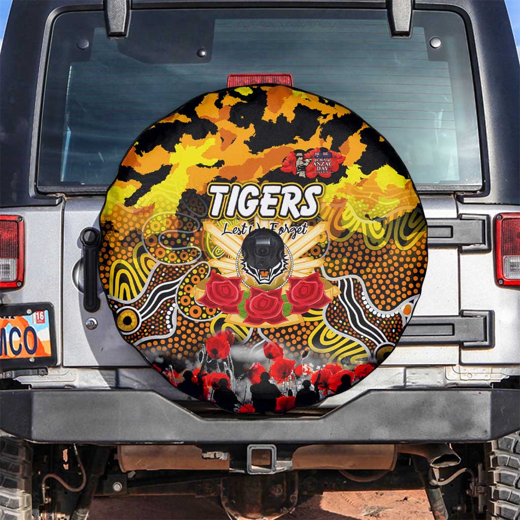 Tigers ANZAC Day Spare Tire Cover Australian Army - Lest We Forget