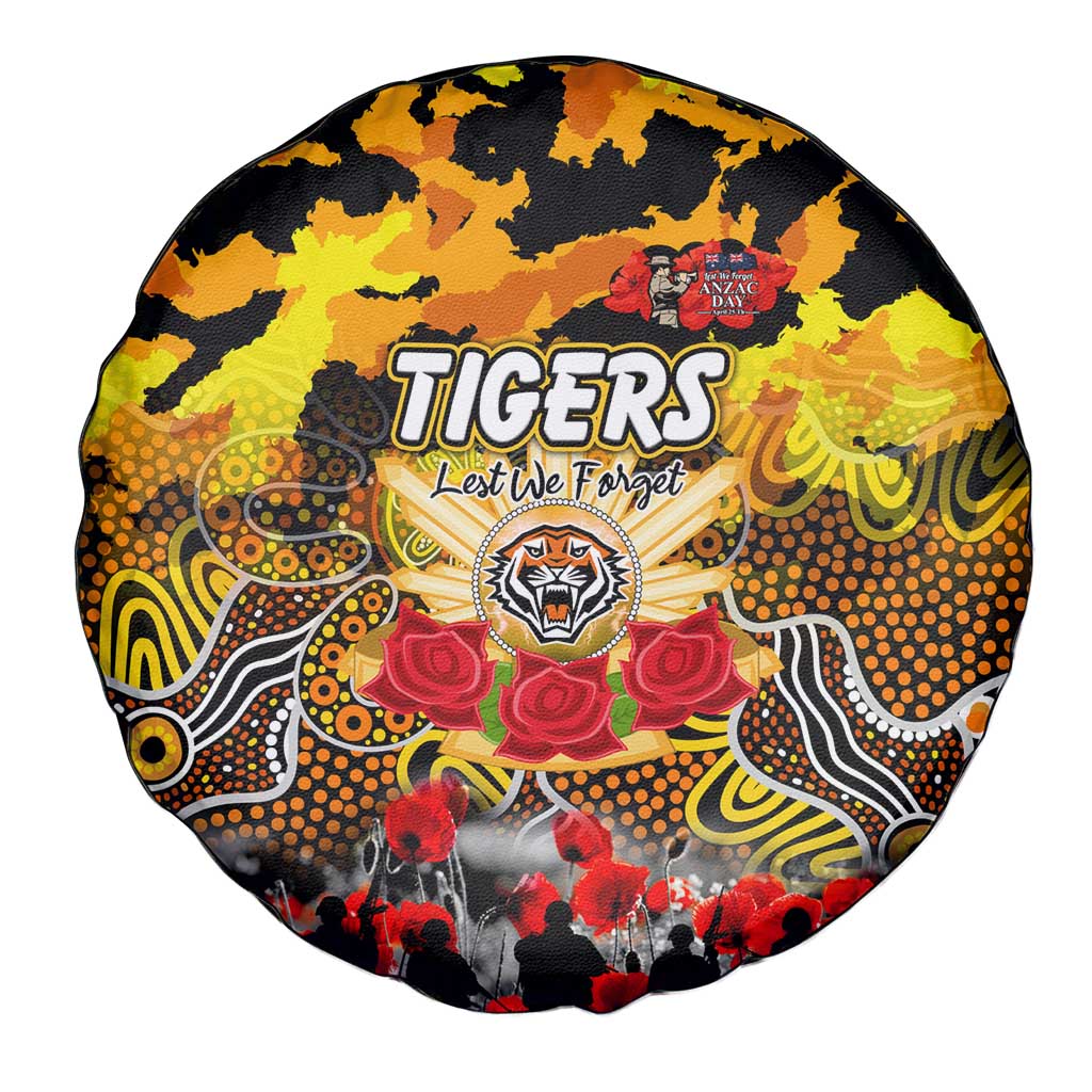 Tigers ANZAC Day Spare Tire Cover Australian Army - Lest We Forget