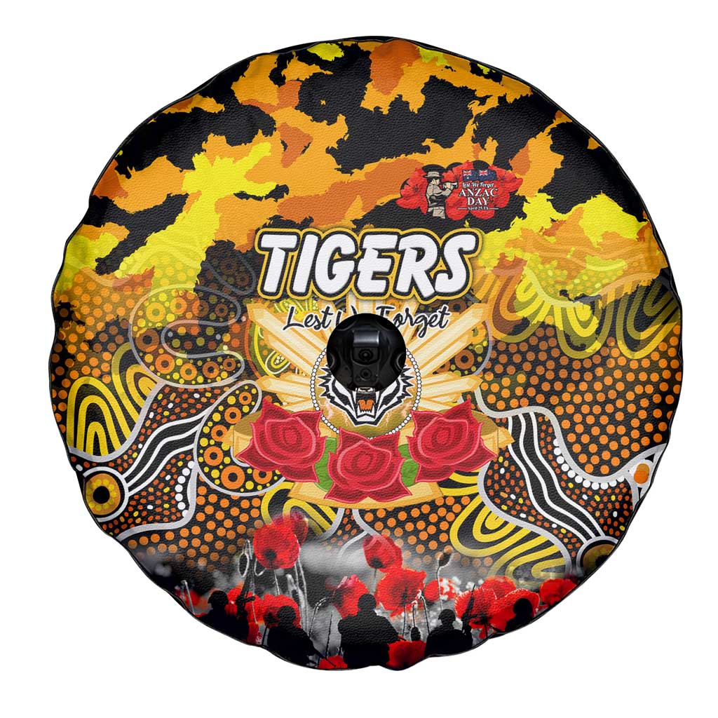 Tigers ANZAC Day Spare Tire Cover Australian Army - Lest We Forget