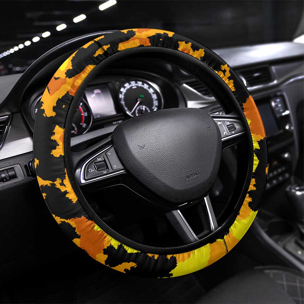 Tigers ANZAC Day Steering Wheel Cover Australian Army - Lest We Forget