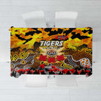Tigers ANZAC Day Tablecloth Australian Army - Lest We Forget