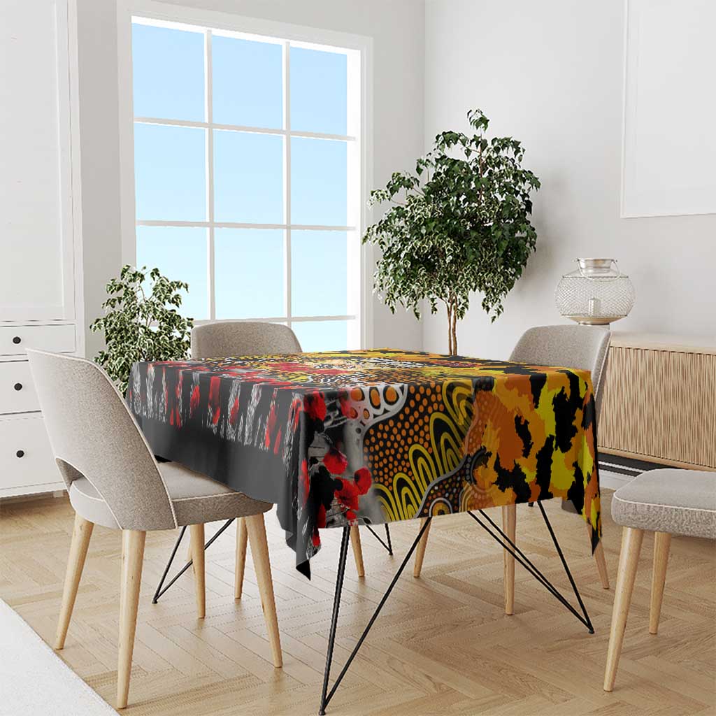 Tigers ANZAC Day Tablecloth Australian Army - Lest We Forget