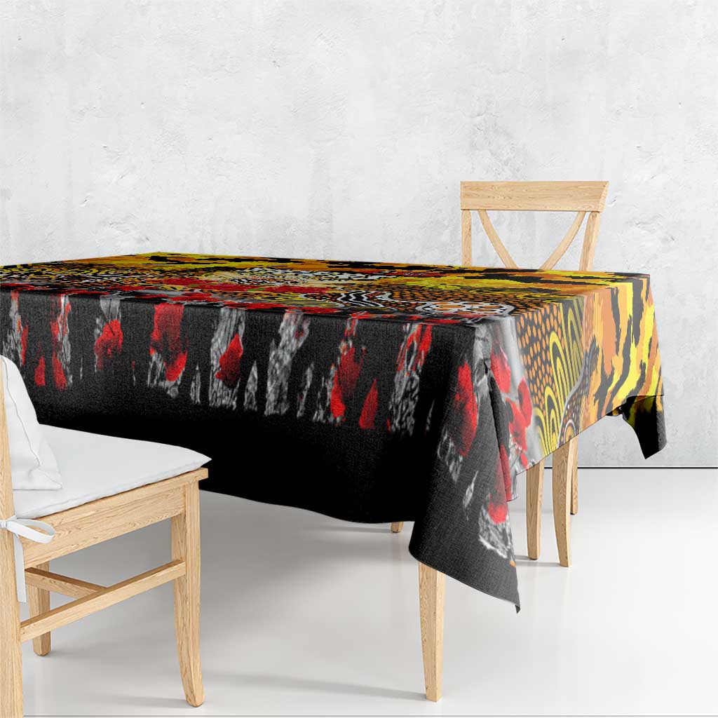 Tigers ANZAC Day Tablecloth Australian Army - Lest We Forget