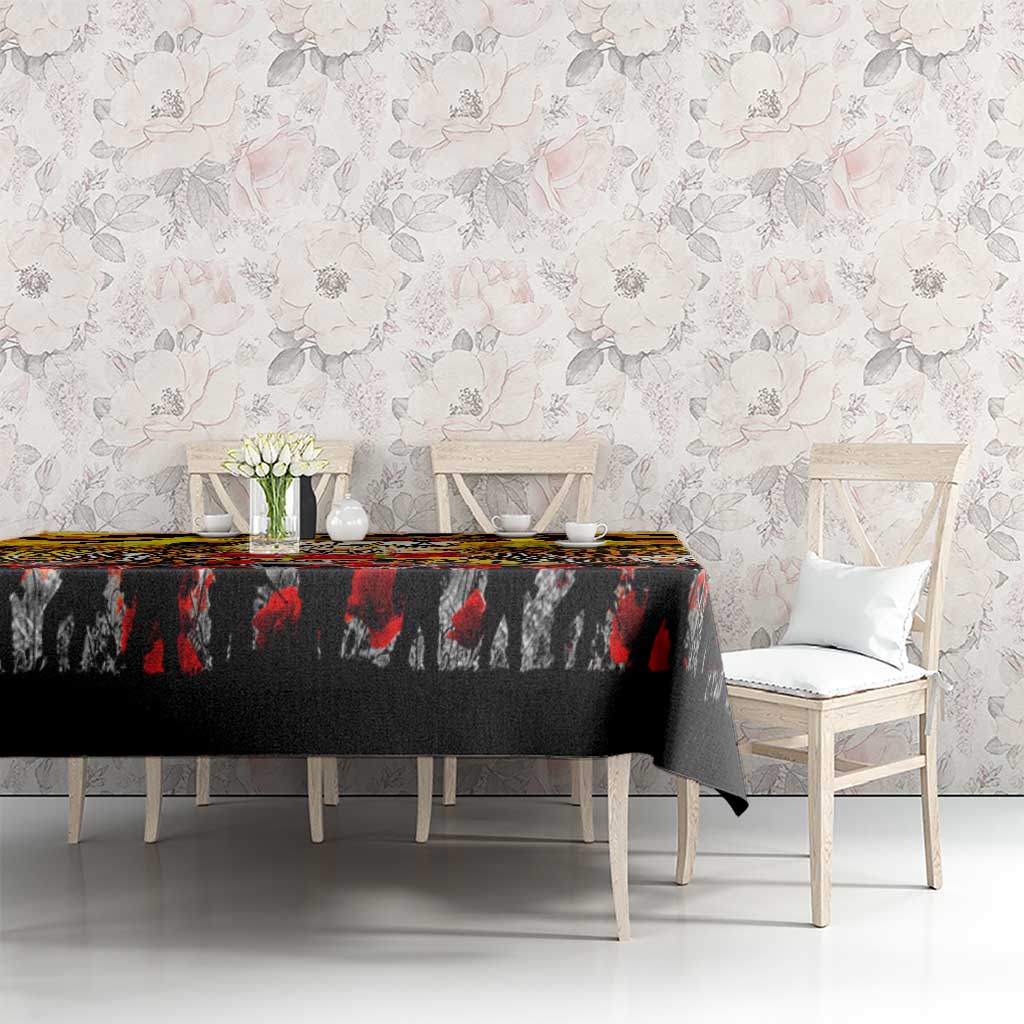 Tigers ANZAC Day Tablecloth Australian Army - Lest We Forget