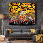 Tigers ANZAC Day Tapestry Australian Army - Lest We Forget