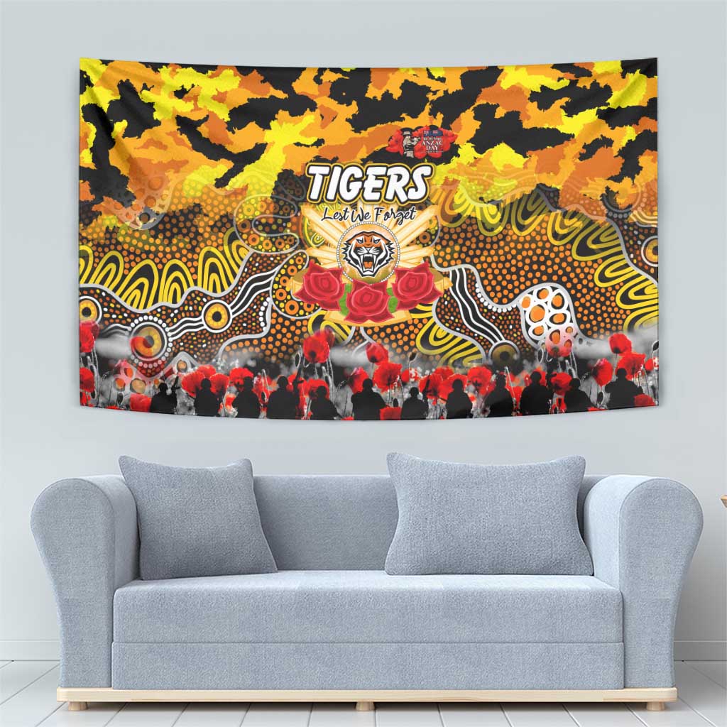 Tigers ANZAC Day Tapestry Australian Army - Lest We Forget