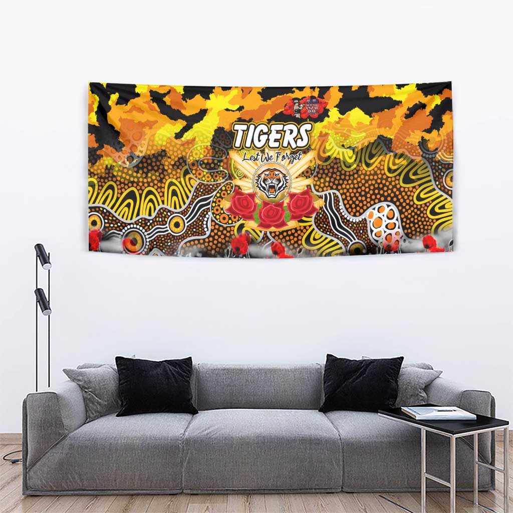 Tigers ANZAC Day Tapestry Australian Army - Lest We Forget