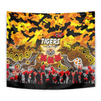 Tigers ANZAC Day Tapestry Australian Army - Lest We Forget