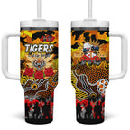 Personalized Tigers ANZAC Day Tumbler With Handle Australian Army - Lest We Forget