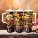Personalized Tigers ANZAC Day Tumbler With Handle Australian Army - Lest We Forget