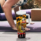 Personalized Tigers ANZAC Day Tumbler With Handle Australian Army - Lest We Forget