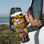 Personalized Tigers ANZAC Day Tumbler With Handle Australian Army - Lest We Forget