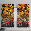 Tigers ANZAC Day Window Curtain Australian Army - Lest We Forget