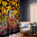 Tigers ANZAC Day Window Curtain Australian Army - Lest We Forget