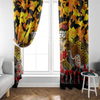 Tigers ANZAC Day Window Curtain Australian Army - Lest We Forget