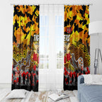 Tigers ANZAC Day Window Curtain Australian Army - Lest We Forget