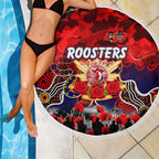 Roosters ANZAC Day Beach Blanket Australian Army - Lest We Forget