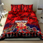 Roosters ANZAC Day Bedding Set Australian Army - Lest We Forget