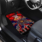 Roosters ANZAC Day Car Mats Australian Army - Lest We Forget